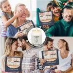 4-Pack Lavender Scented Candles: 28 oz Aromatherapy Jar Set, Long-Lasting Natural Soy Wax Gift for Women. - Image 5