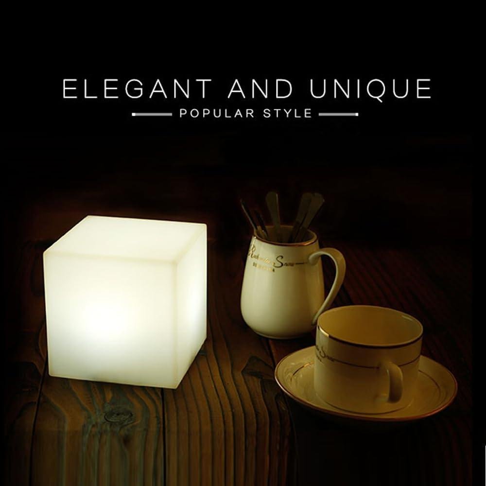 Our Review: Mr.Go 4-inch LED Cube Night Light's Colorful Glow