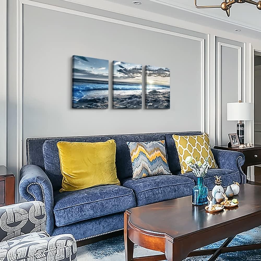 Our Review: ⁤Serene Blue beach​ Canvas art for Home Decor