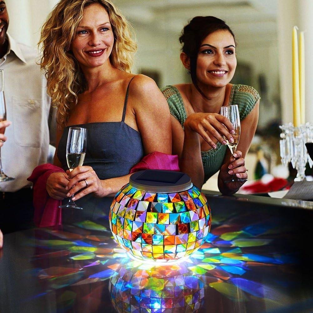 Our Review: Aukora Solar Mosaic Glass Ball Lights for Home & Garden