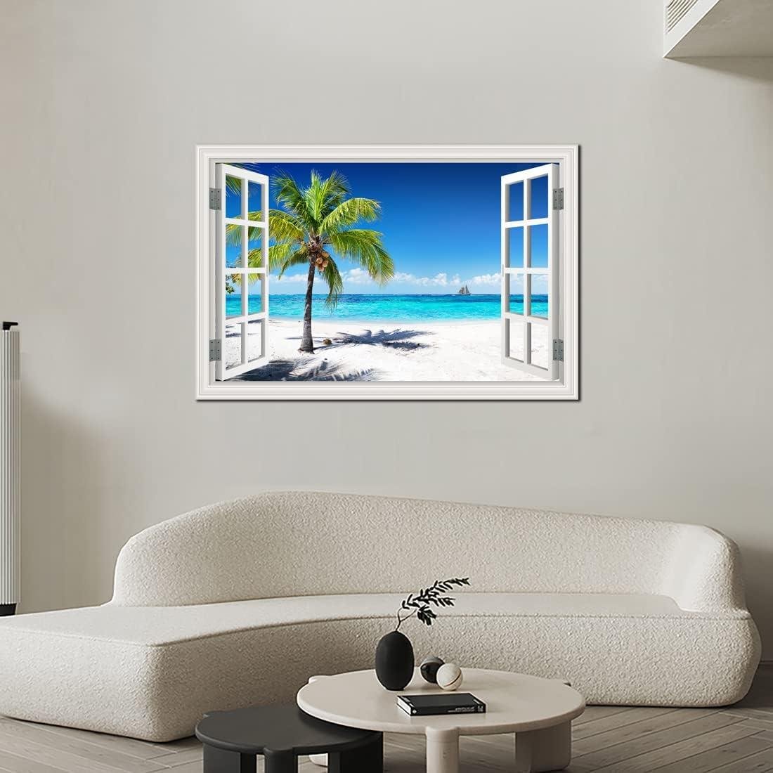 Our Beach Paradise: Transforming Spaces with window-Style Ocean Art