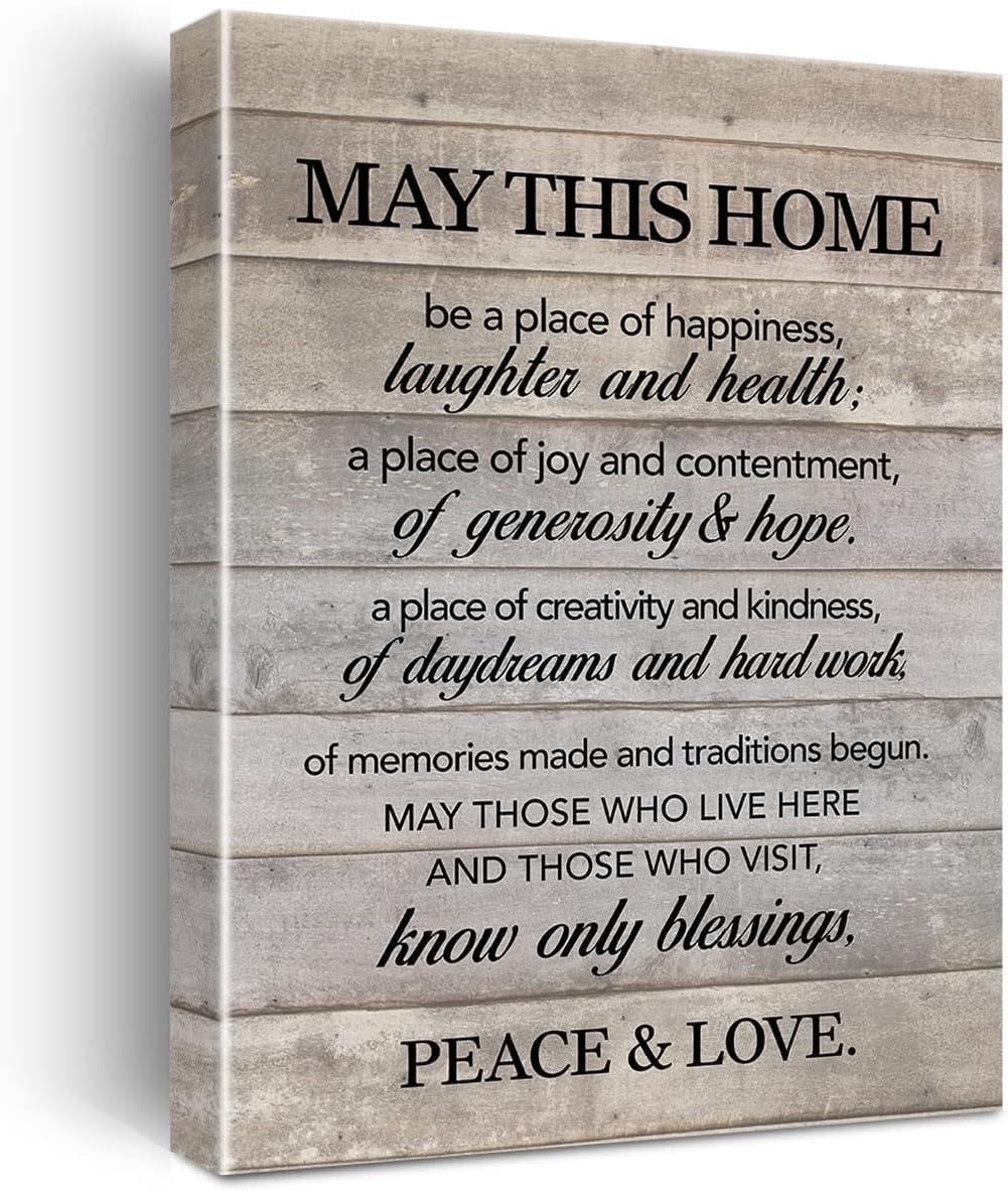 Our Review: Happiness Framed Canvas That Warms Hearts