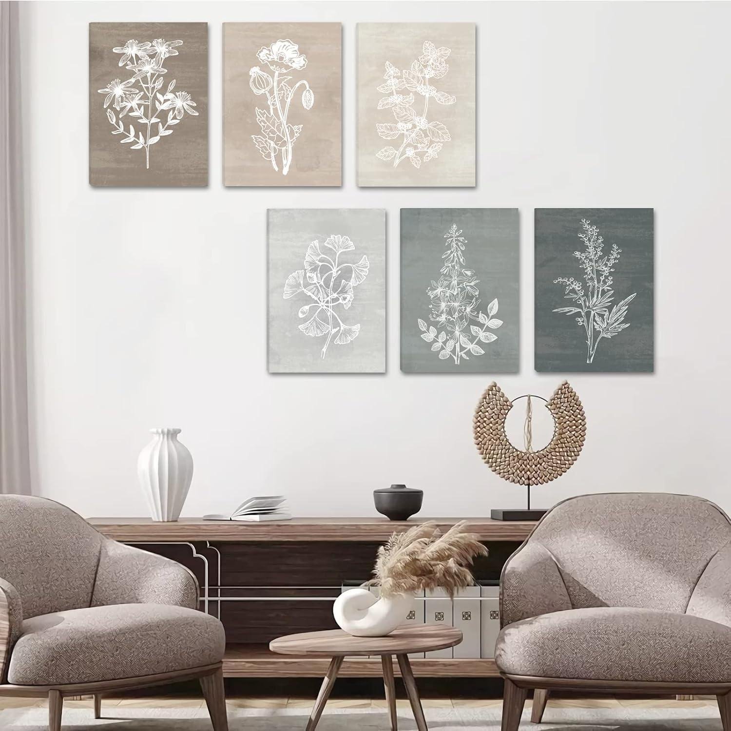 We Elevate Any Space with BINCUE Botanical Canvas Art