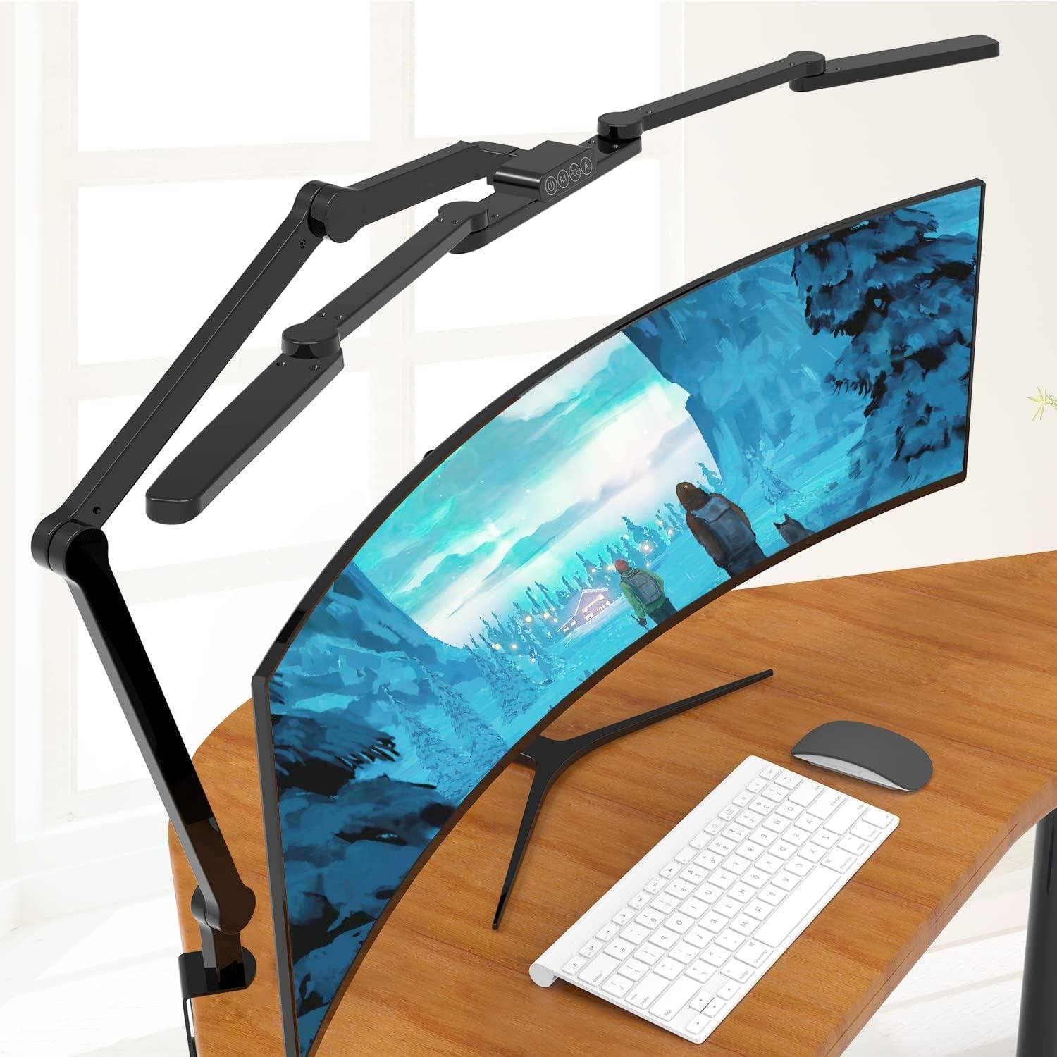 Our Review: Bright, Adjustable LED Clamp Desk Lamp for Workspaces