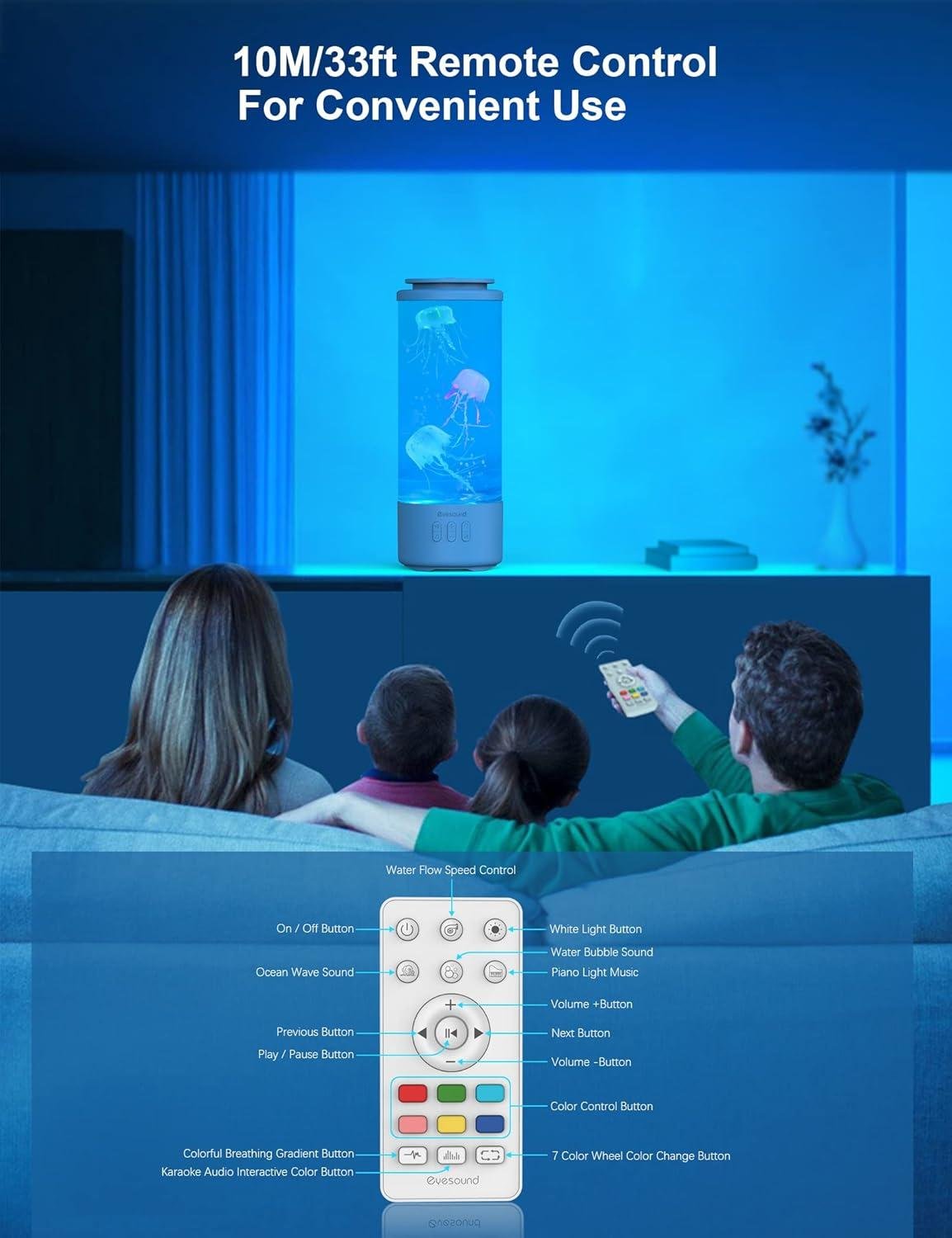 Our Review of the Jellyfish Lamp Speaker: Relaxing Light & Sound Combo