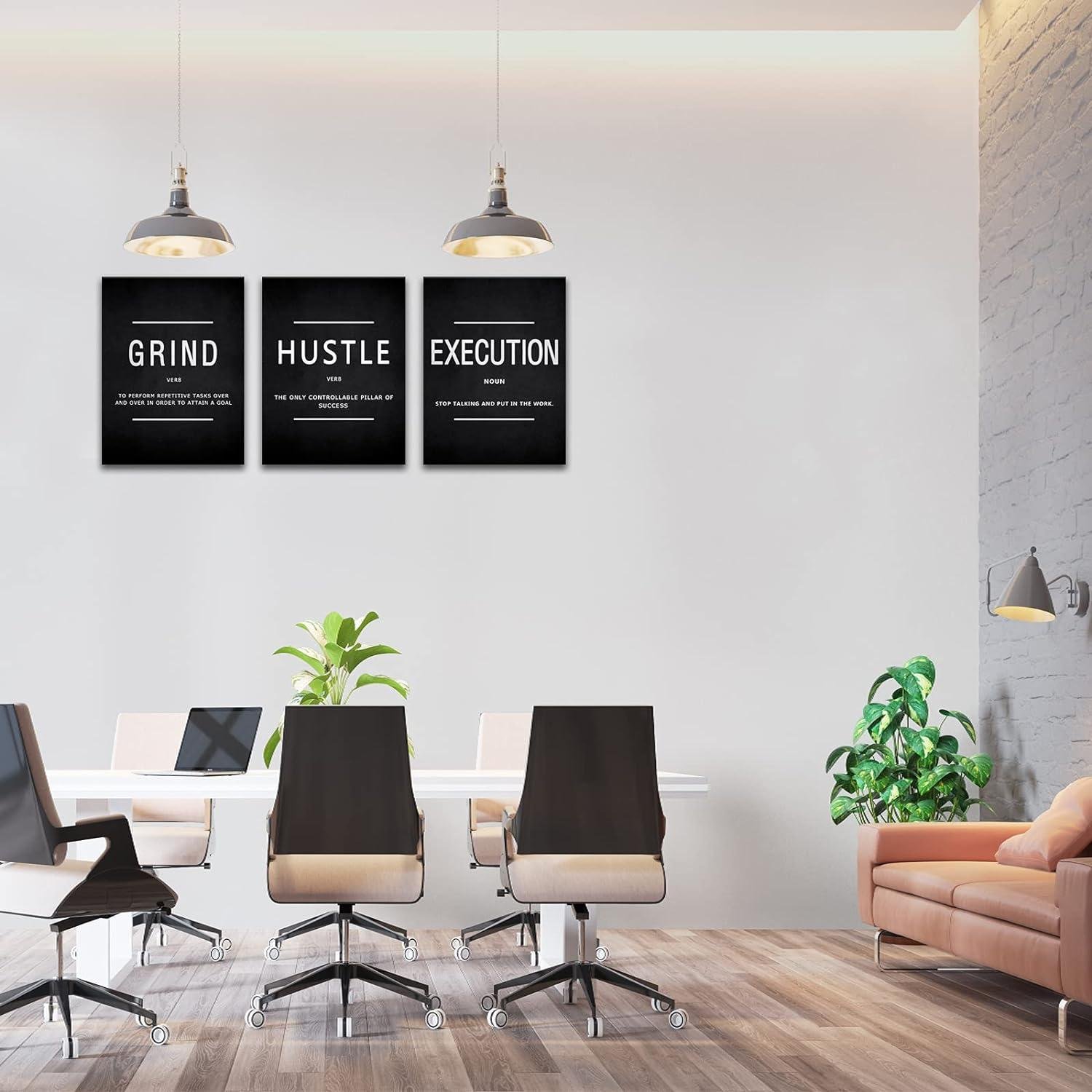 Elevating Your Space: Our Review of KAWAHONE's Grind Hustle Execution Canvas Art