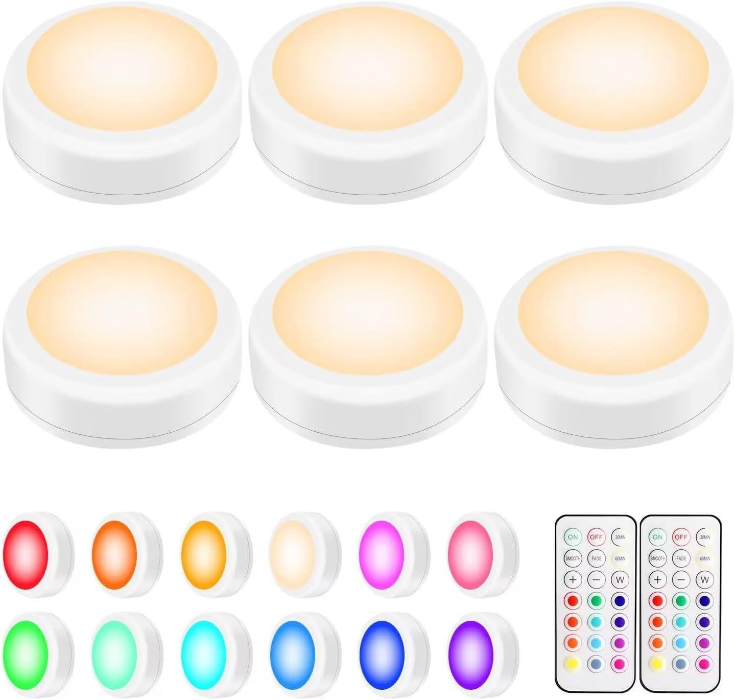 Our Review of BLS LED Puck Lights: Easy, Colorful, & Remote-Controlled