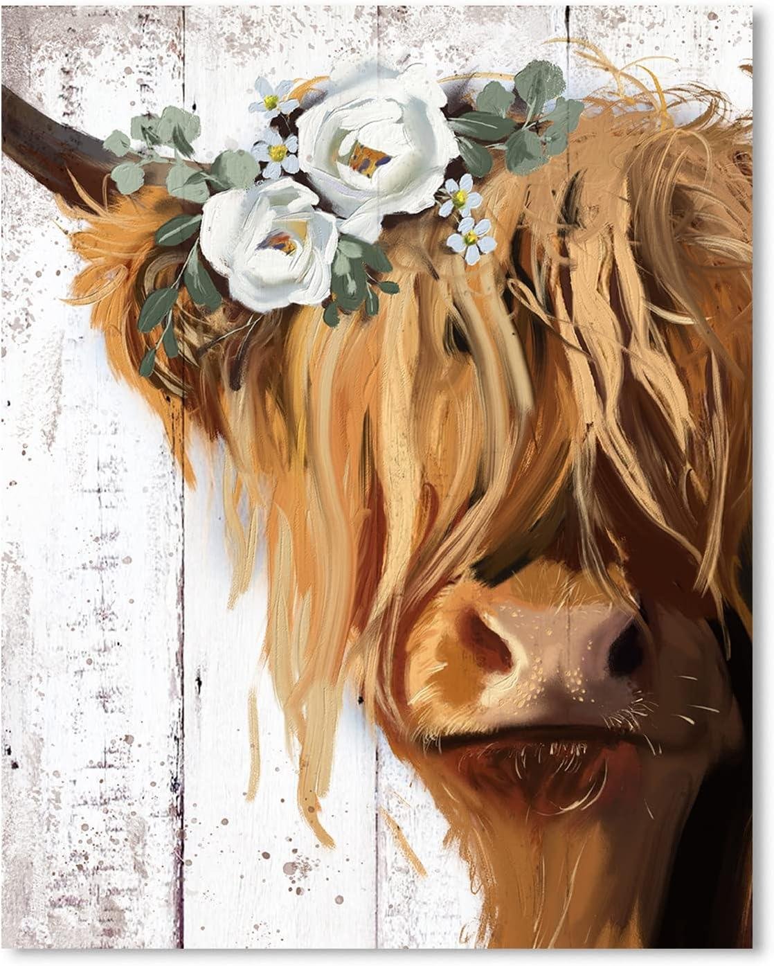 Rustic Charm: Our Review⁢ of Highland⁢ Cow Canvas ​Art