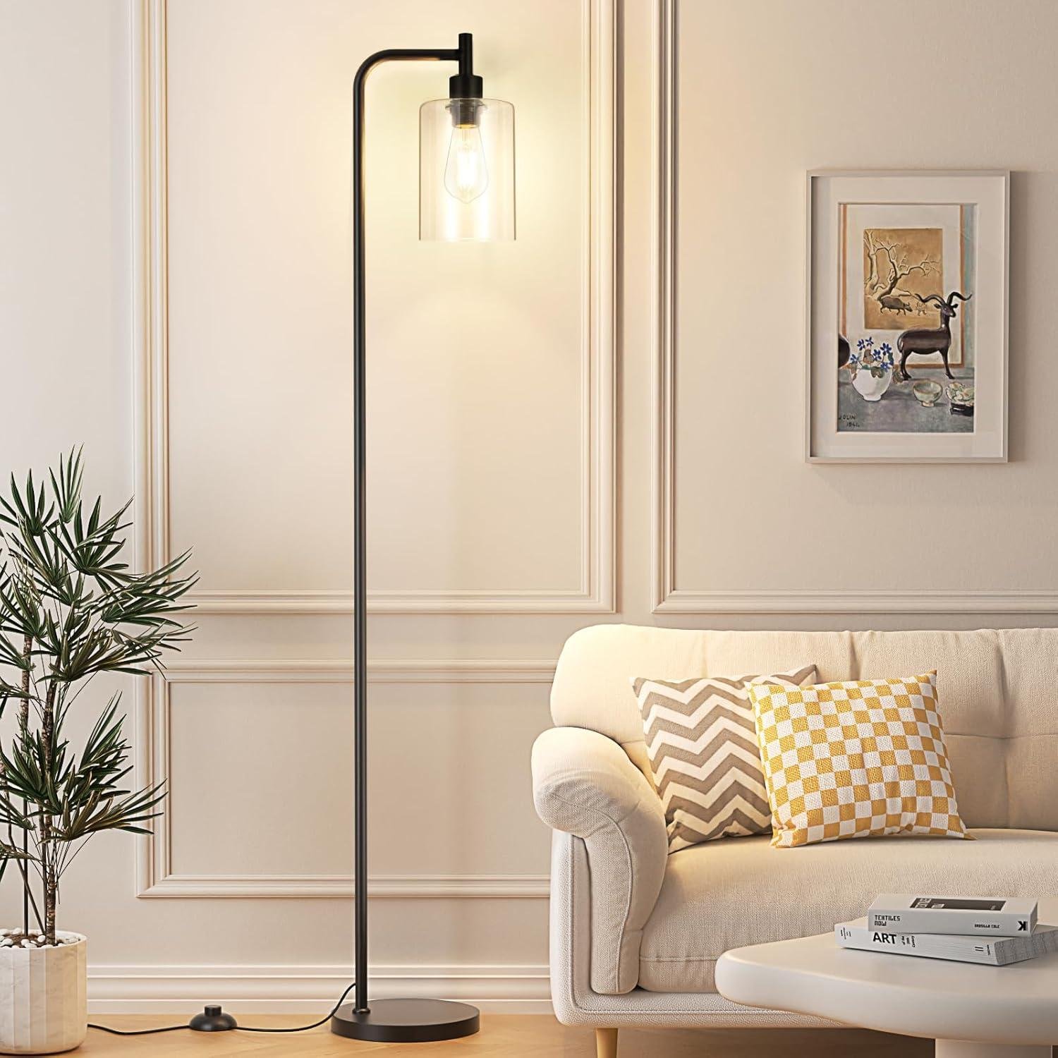 Our Review: Stylish Industrial Floor Lamp with Easy Foot Pedal Switch