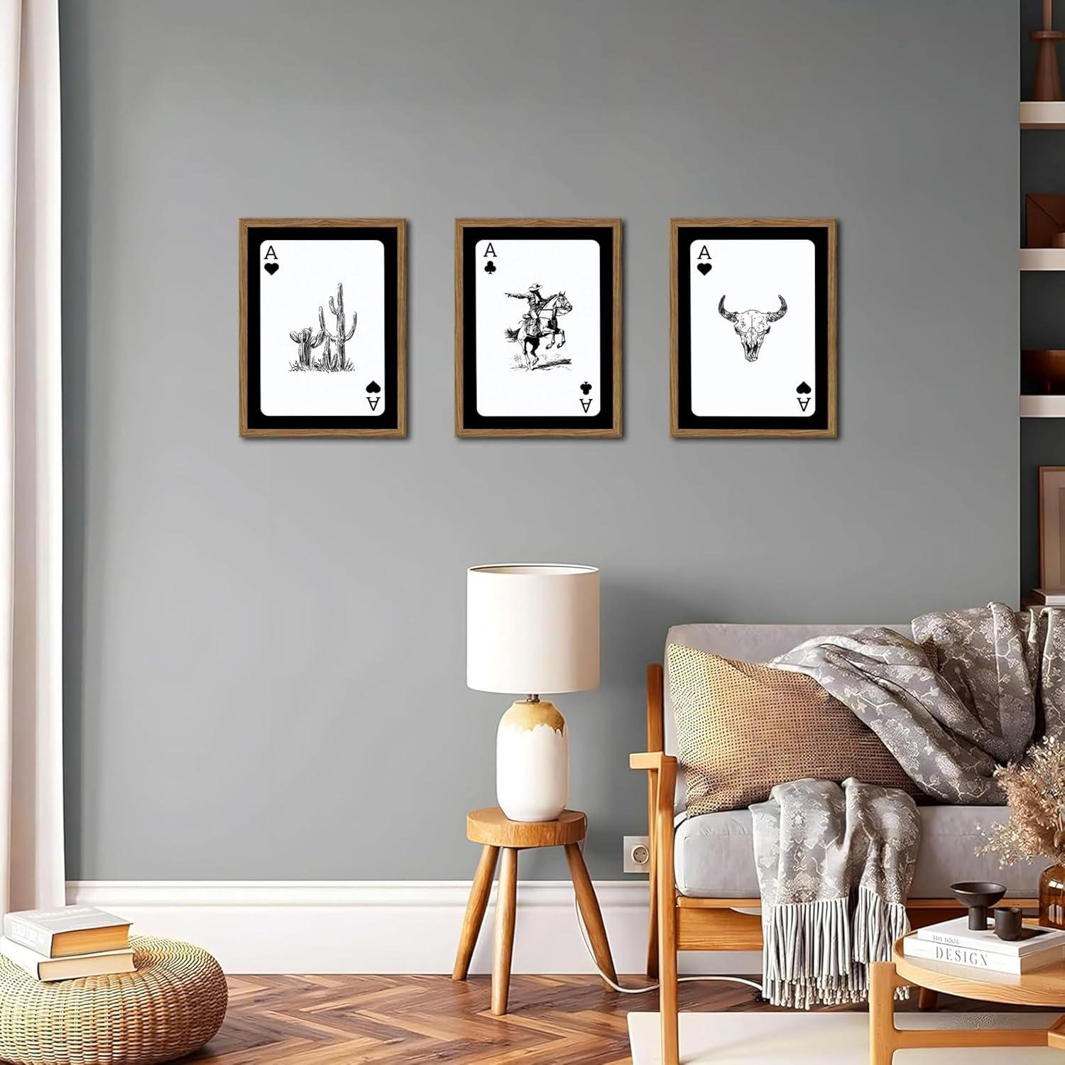 our Take on Chic Cowboy Wall art: A Western Trio