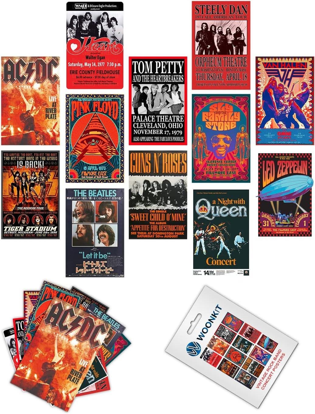 Rockin' Our Walls: Woonkit Vintage Band Posters review