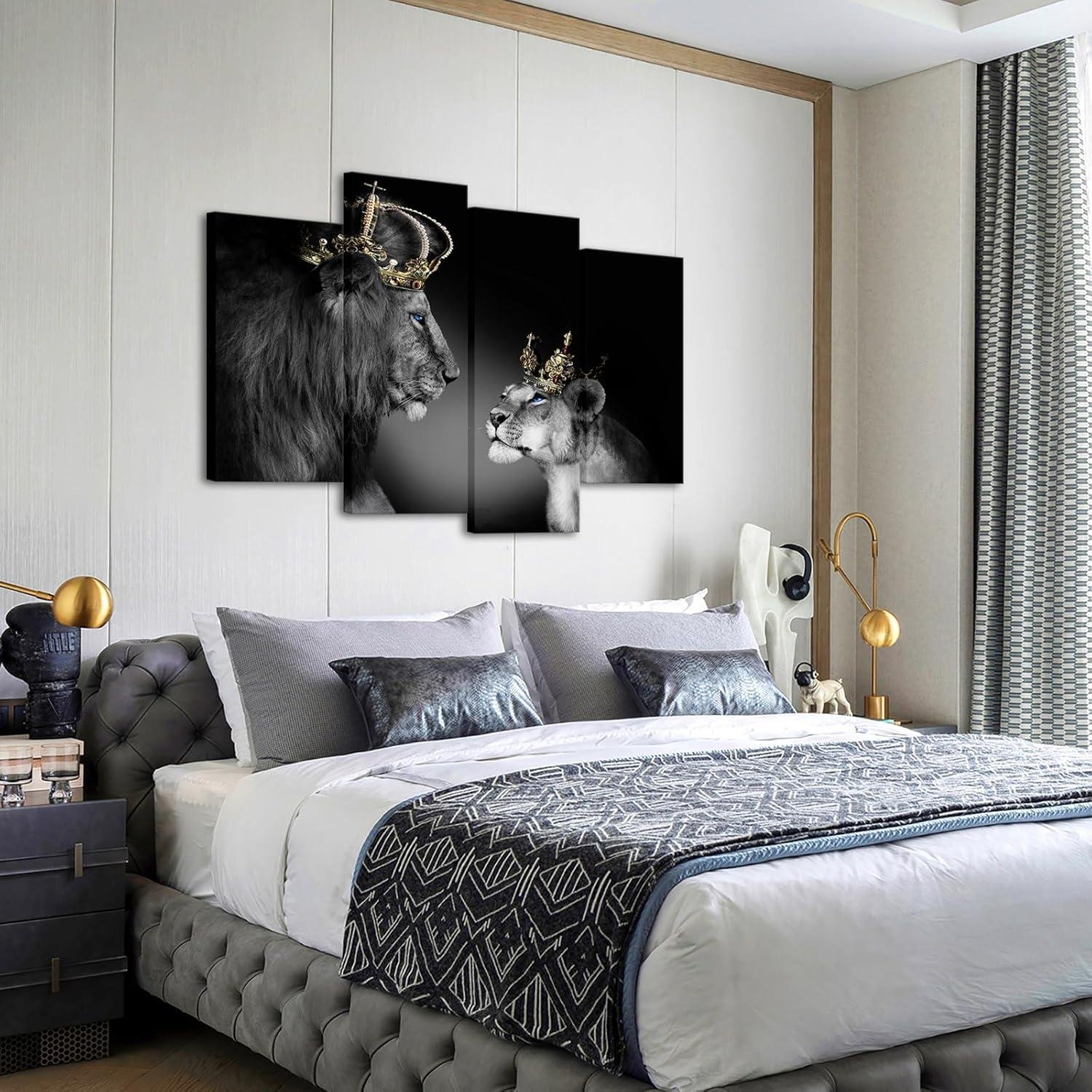 Majestic Royalty: Our Review of the Lion King & Queen canvas Art
