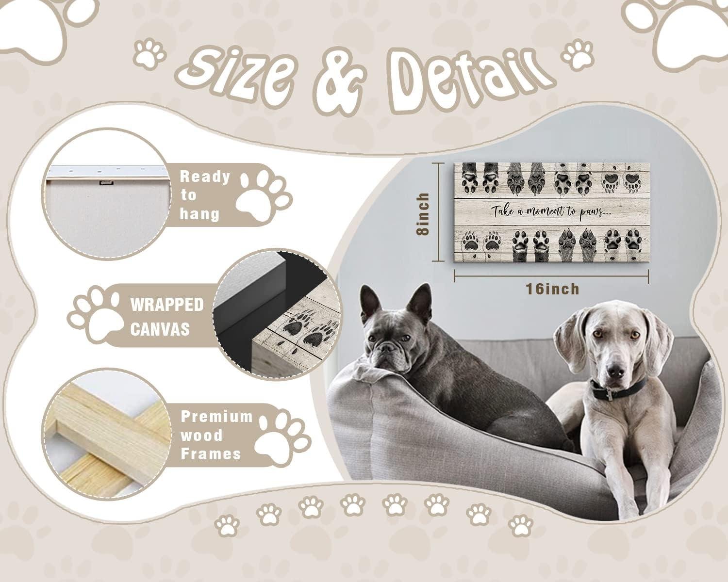 we Review: ARTINME's Heartwarming Dog Lover Wall Decor