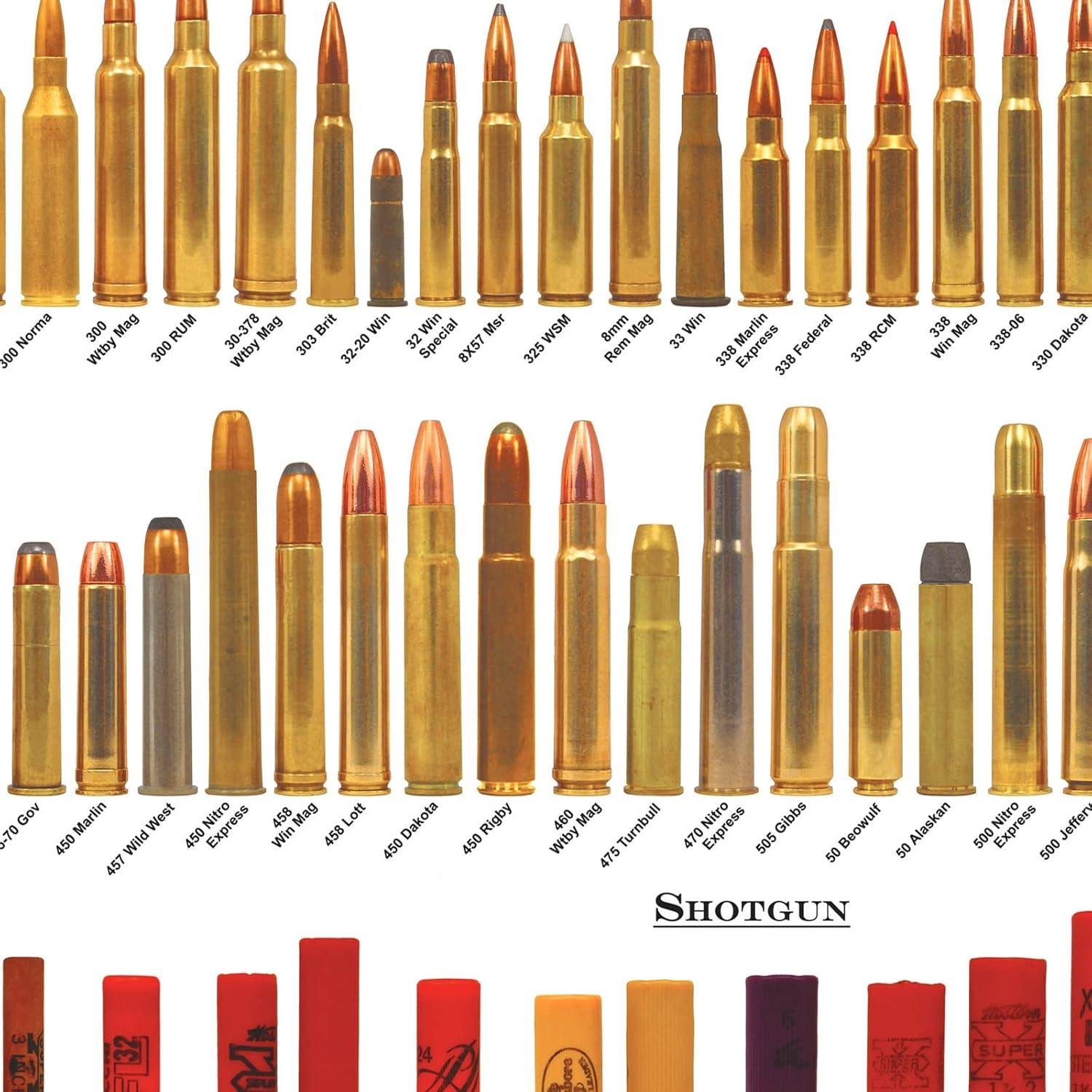 We Review: American Bullets Chart Wall Art for Gun Enthusiasts