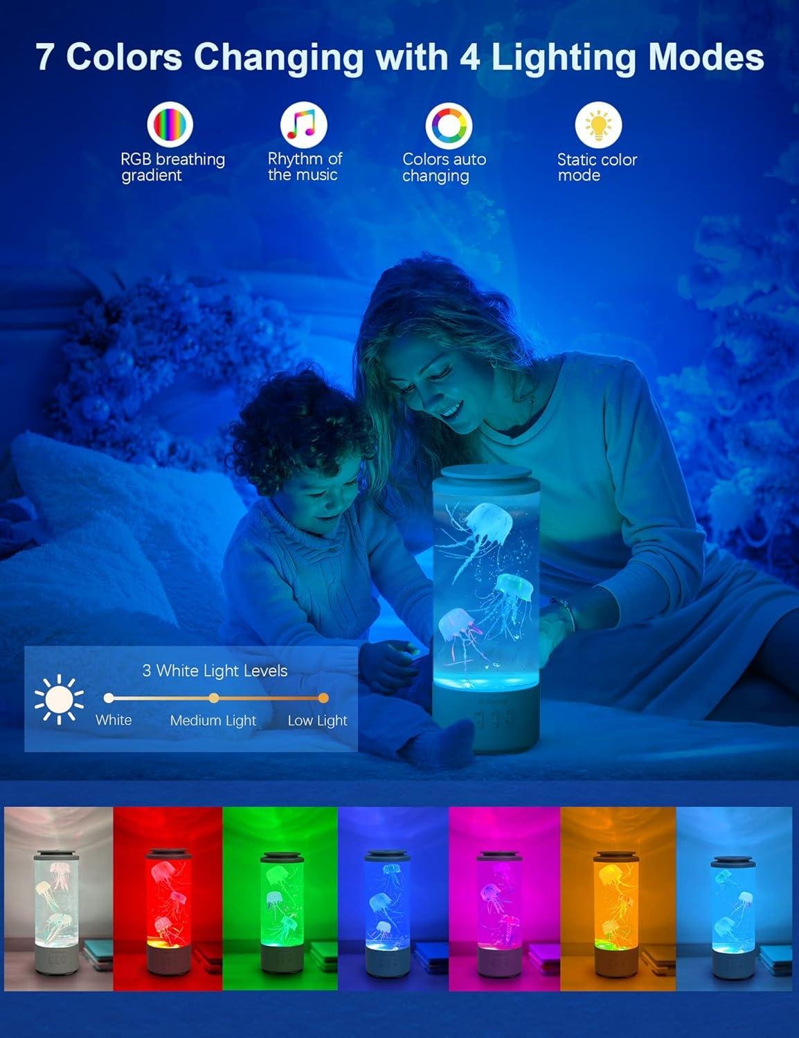 Our Review of the Jellyfish Lamp Speaker: Relaxing Light & Sound Combo