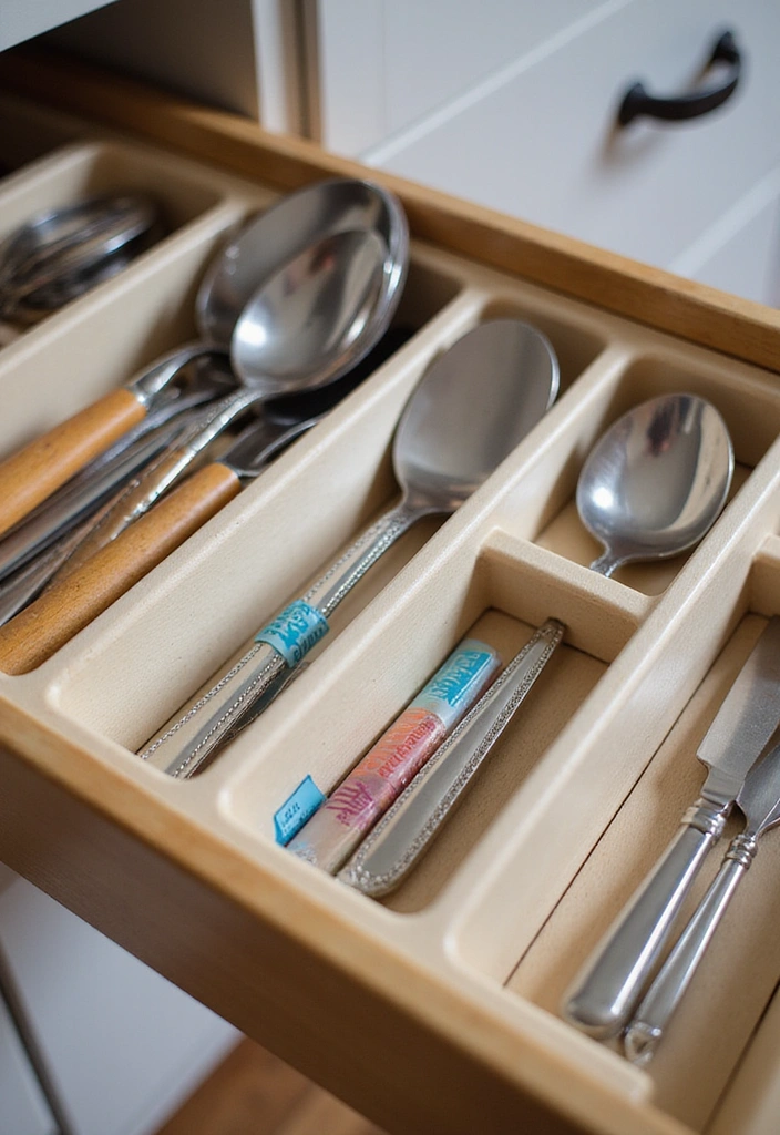 10 Modern Kitchen Organization Hacks That Will Change Your Cooking Game Forever! - 2. Drawer Dividers for Utensil Nirvana