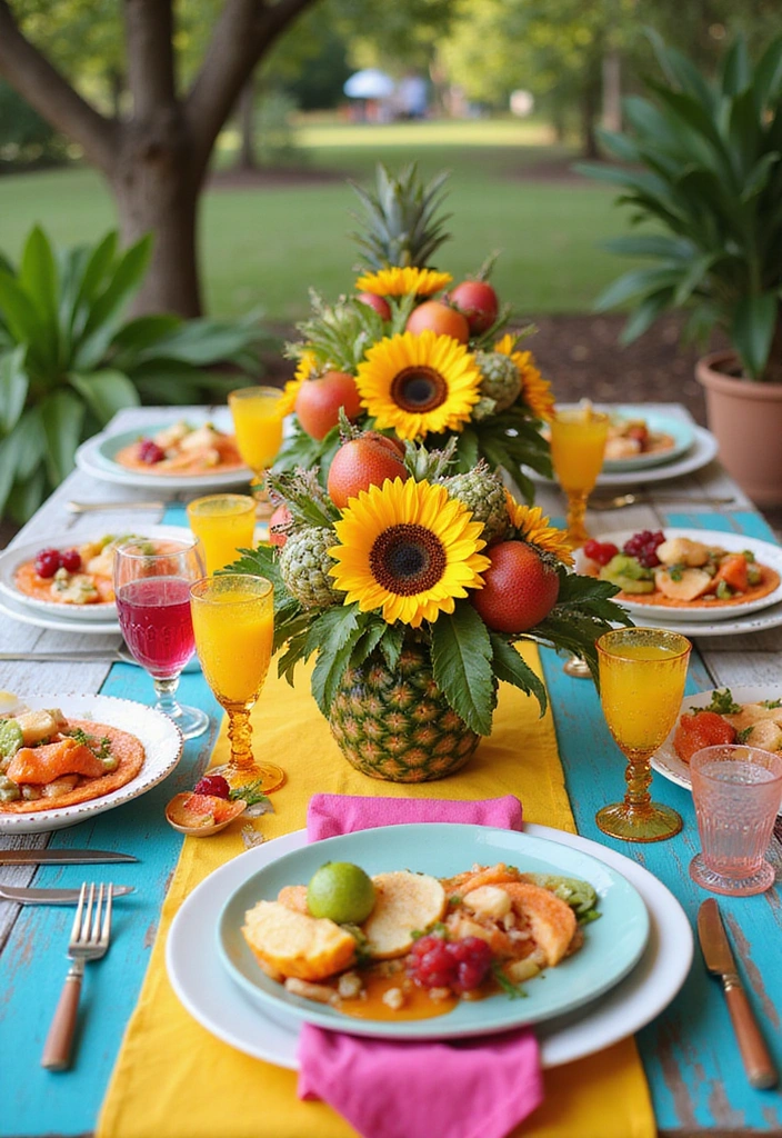 10 Stunning Seasonal Table Settings That Will Wow Your Guests (You Won't Believe #4!) - 2. Summer Fiesta: Bright and Bold