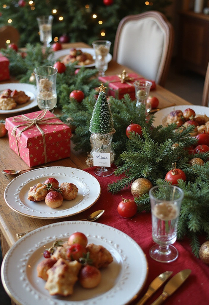 10 Stunning Seasonal Table Settings That Will Wow Your Guests (You Won't Believe #4!) - 5. Holiday Cheer: Festive and Fun