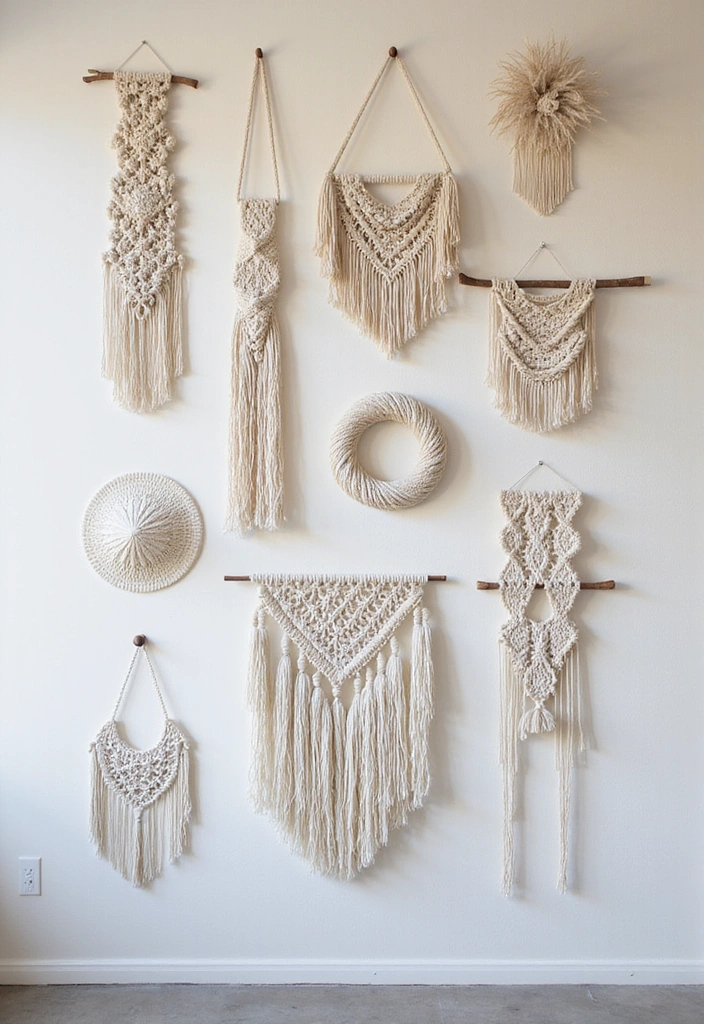 12 Bohemian Style Accessories That Will Transform Your Space Into a Cozy Oasis! - 2. Macramé Wall Hangings
