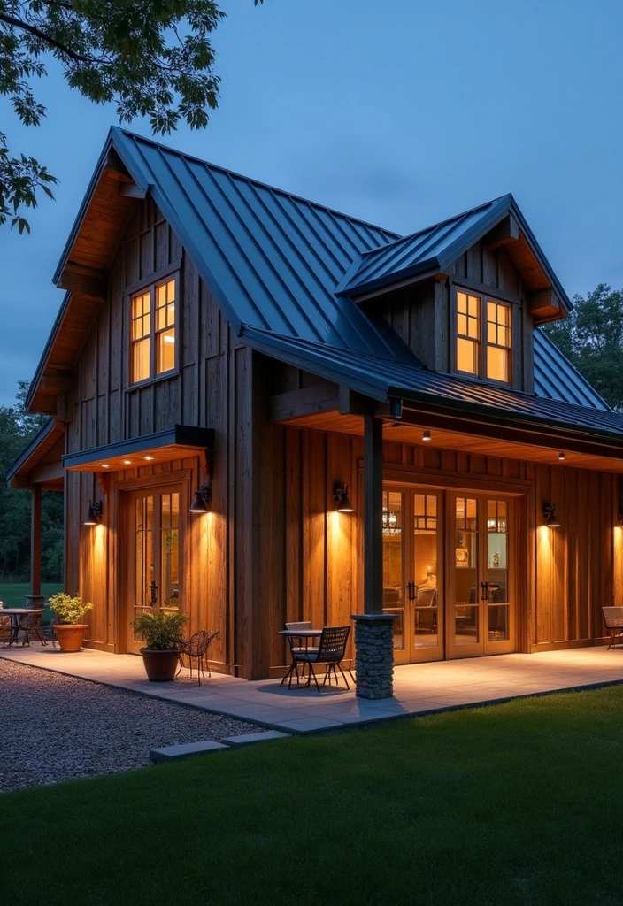 15 Stunning Modern Barndominium Designs You'll Want to Build Right Now! - 12. The Smart Home Barndominium