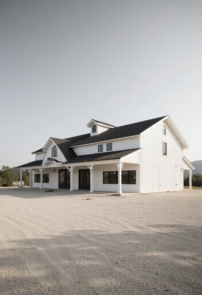 15 Stunning Modern Barndominium Designs You'll Want to Build Right Now! - 3. The Minimalist Barndominium
