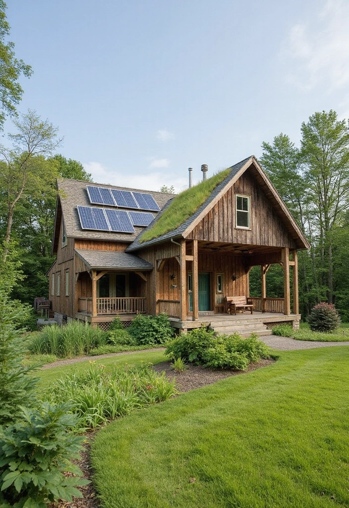15 Stunning Modern Barndominium Designs You'll Want to Build Right Now! - 5. The Eco-Friendly Barndominium