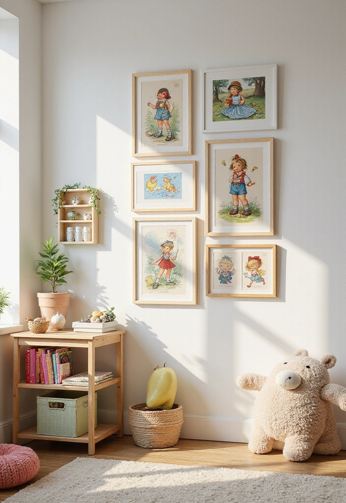 15 Stunning Vintage Wall Art Pieces That Will Instantly Elevate Your Decor! - 10. Vintage Children’s Book Illustrations