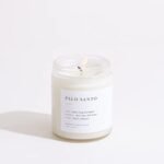 Brooklyn Candle Studio Palo Santo Jar Candle - Cedar and Eucalyptus Luxury Scented Candle, Vegan Soy Wax, Hand Poured in The USA, 50 Hour Slow Burn Time - 7.5 oz