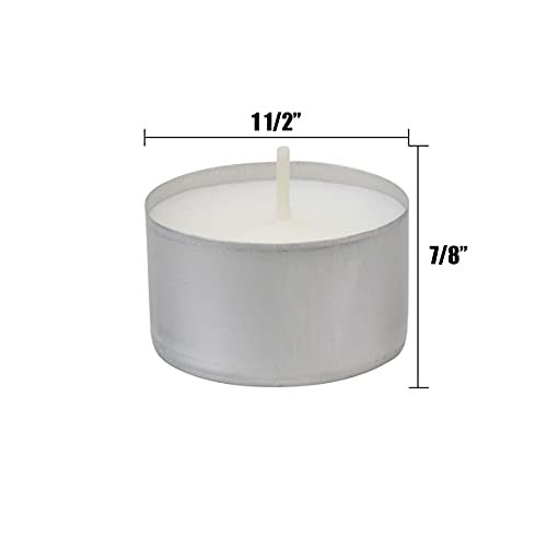 21LEgLcZ2tS._SL500_.jpg Stonebriar 100 Pack of Unscented White Tea Light Candles with 8-Hour Burn Time - 100 Count - Image 6