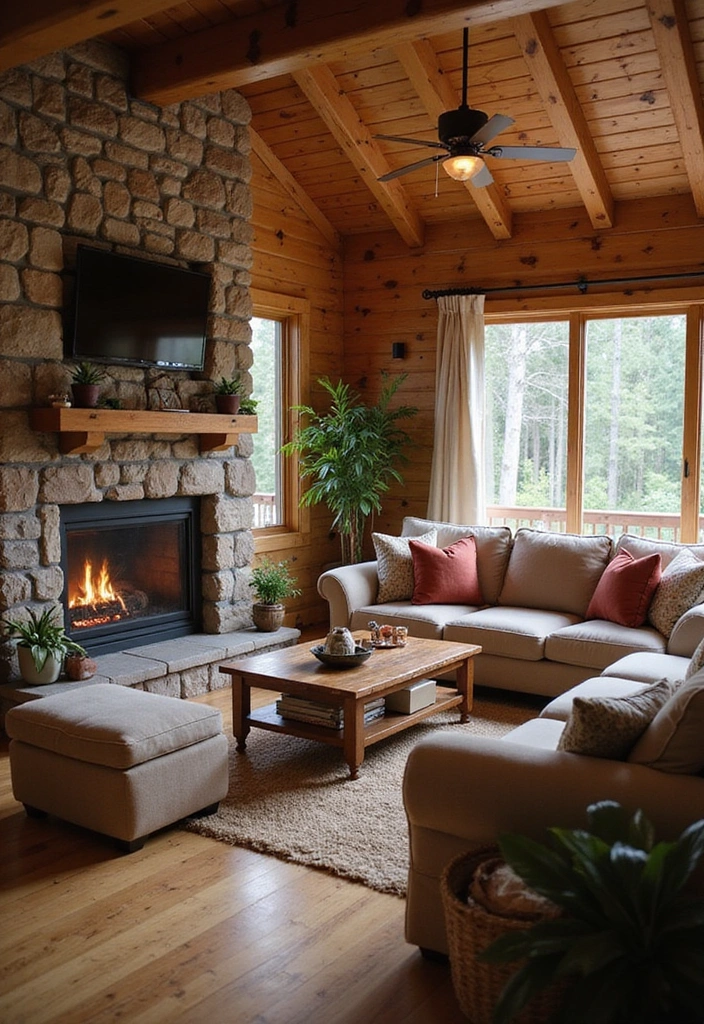 25 Cozy Cabin Decor Ideas That'll Make You Wish You Lived in the Smokies! - 12. Functional Furniture