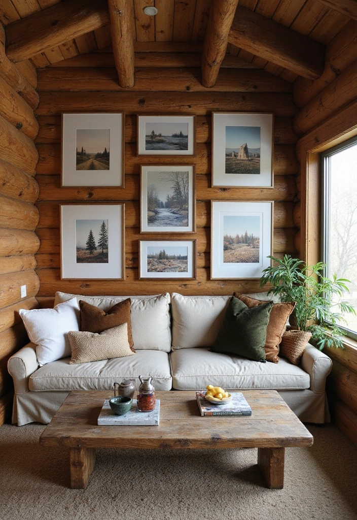 25 Cozy Cabin Decor Ideas That'll Make You Wish You Lived in the Smokies! - 4. Nature-Inspired Artwork