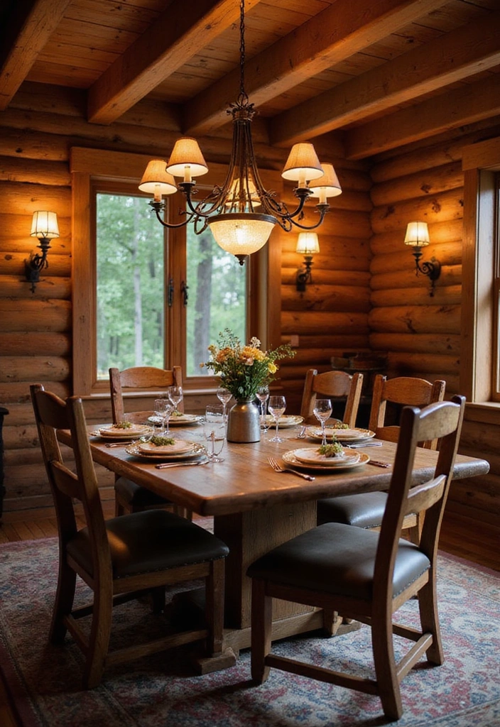 25 Cozy Cabin Decor Ideas That'll Make You Wish You Lived in the Smokies! - 5. Rustic Lighting Fixtures