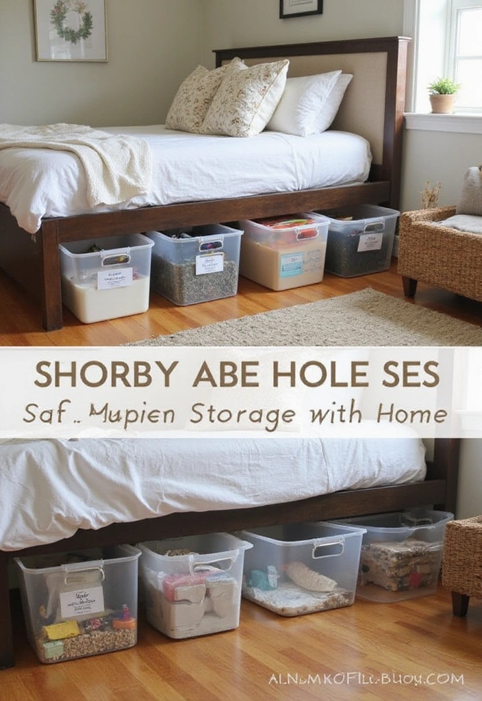 25 Creative Storage Solutions That Will Transform Your Cluttered Home! - 1. Under-Bed Storage Drawers