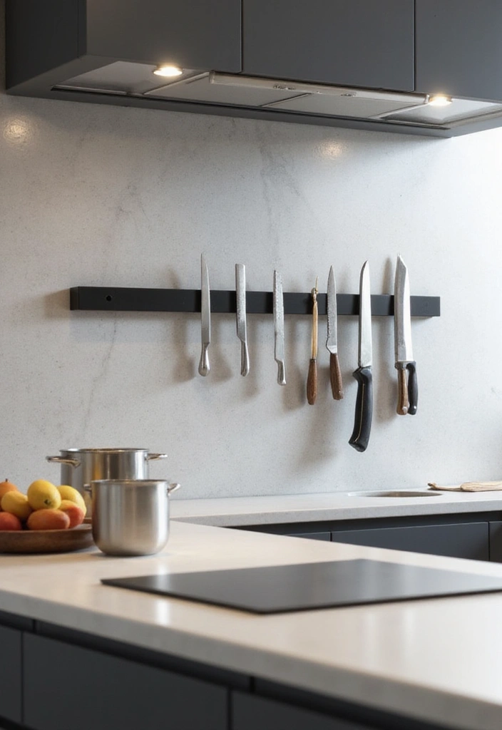 25 Creative Storage Solutions That Will Transform Your Cluttered Home! - 12. Magnetic Strips