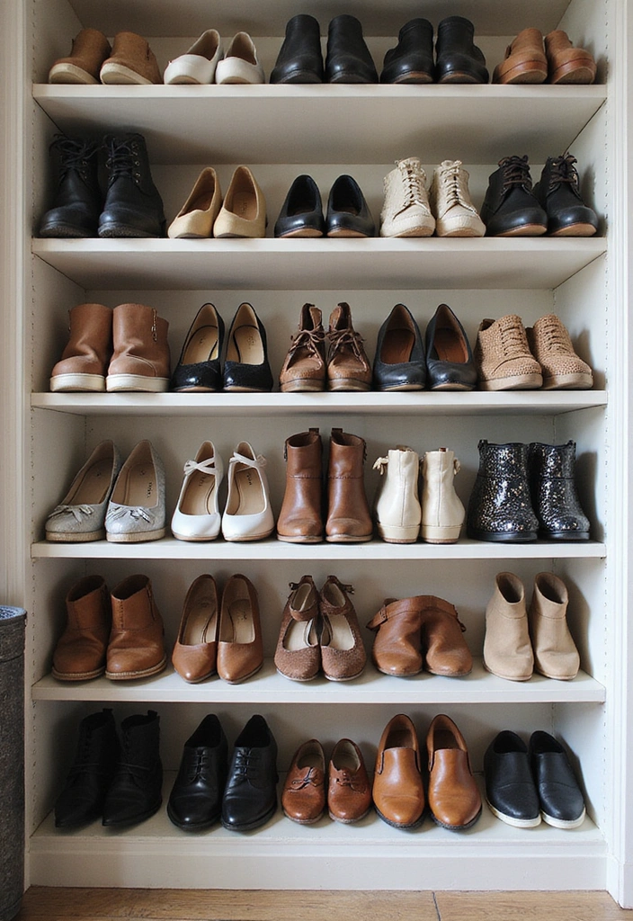 25 Creative Storage Solutions That Will Transform Your Cluttered Home! - 16. Shoe Organizers