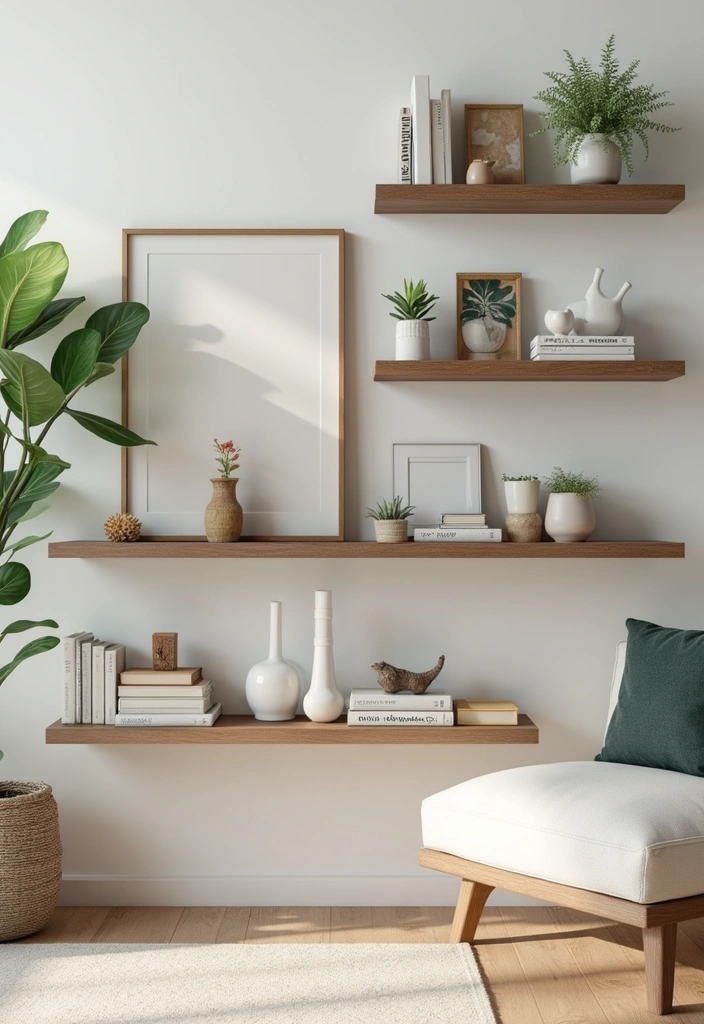 25 Creative Storage Solutions That Will Transform Your Cluttered Home! - 2. Floating Shelves