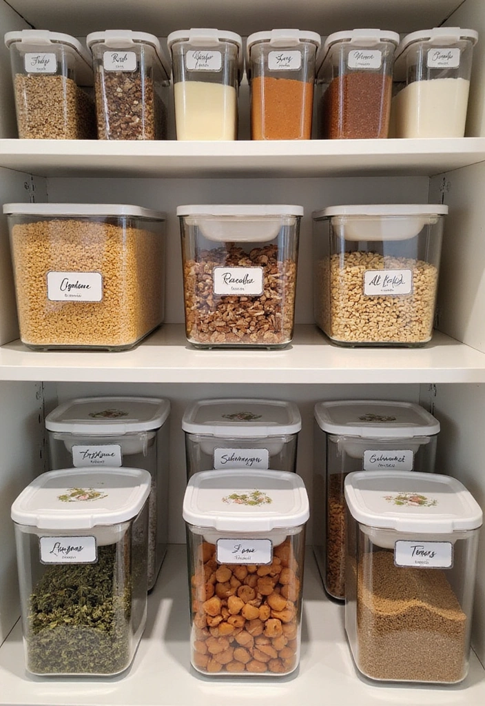 25 Creative Storage Solutions That Will Transform Your Cluttered Home! - 21. Food Storage Containers
