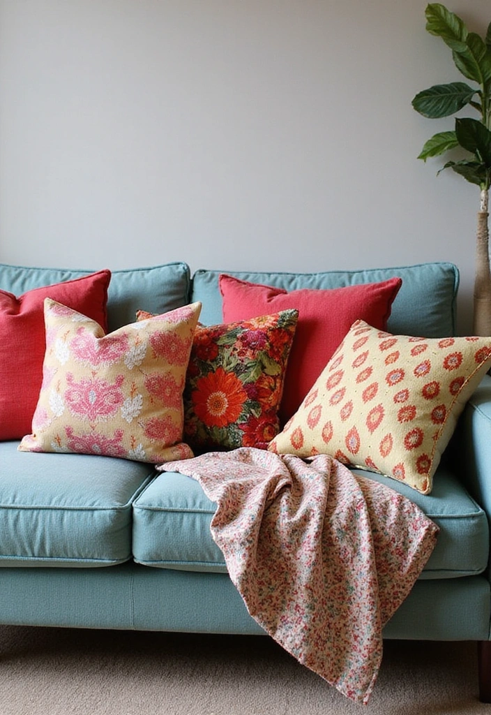 25 DIY Home Improvement Projects That Will Transform Your Space on a Budget! - 13. Design Customized Pillows or Cushions