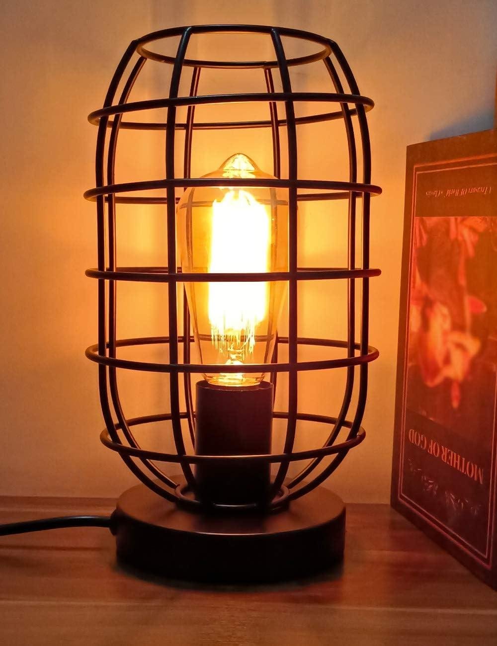Our Take on the Industrial Vintage Table Lamp with Dimmable Brightness