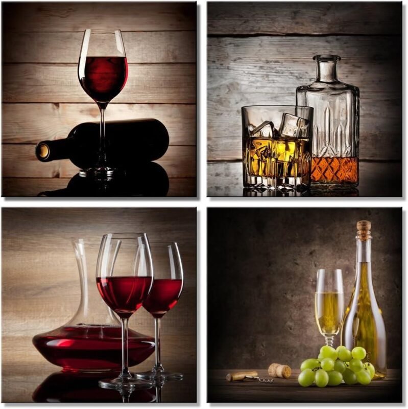 Elevating Our Kitchen Space with Wieco Art’s Wine Canvas