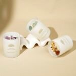 AVA CONCEPT Soy Candles with Healing Crystals: Amethyst, Amazonite, Sunstone. Aromas of Lavender, Jasmine, Coastal Breeze. 3-Piece Set for Positive Energy Gifts for Women, 3.5 oz Each. - Image 7