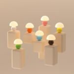 Dawnwake Mushroom Table Lamp: Cute Mini Mid-Century Decor for Bedroom & Living Room, Orange - Image 6