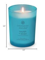 Chesapeake Bay® Candle Mind & Body Medium Jar Candle - Nourish + Renew (Coconut & Sandalwood) - Image 6
