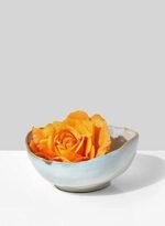 Serene Spaces Free-Form Edge Ceramic Bowl – Perfect Vintage Centerpiece, 6" L x 5.5" W x 2.75" H. - Image 2