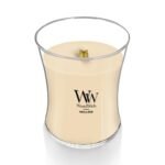 WoodWick Vanilla Bean Scented Medium Hourglass Candle - 9.7oz, Crackling Flame, Ideal Gift! - Image 3