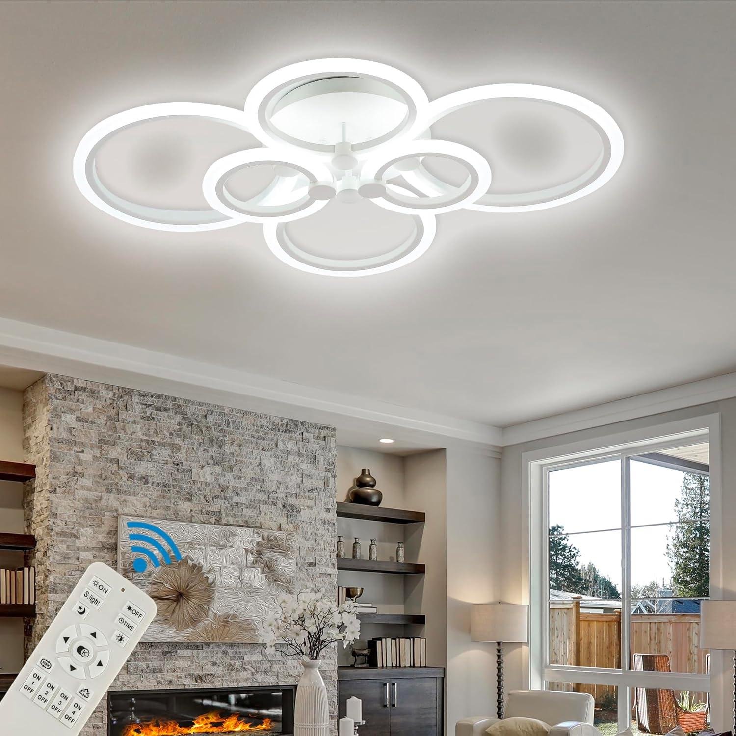 Our Review of SJV Modern Dimmable LED Ceiling Light with Remote
