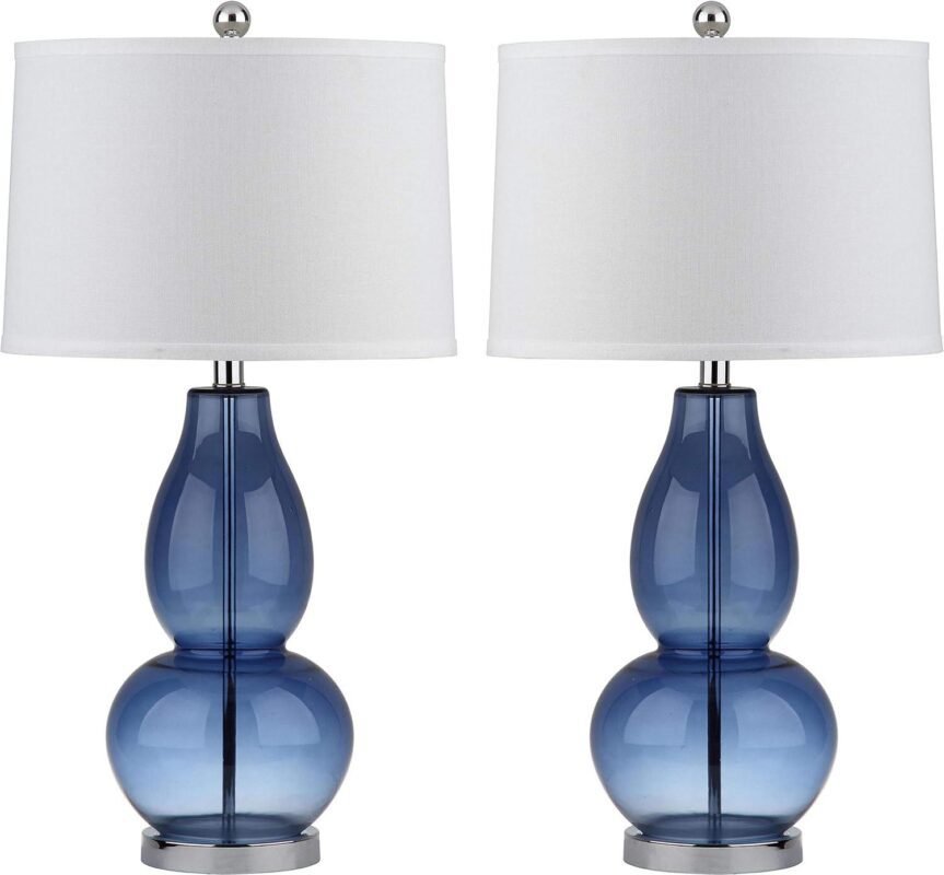 Our Review of the Mercurio Blue Glass Lamps: Stylish & Timeless Lighting