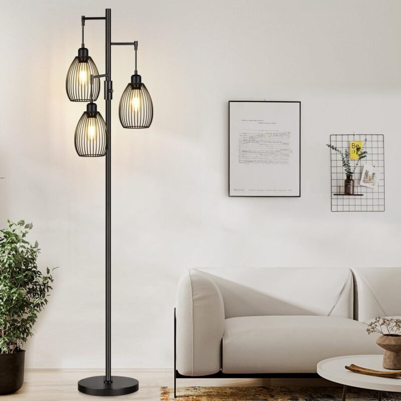 Our Review: Stylish, Dimmable Edison Floor Lamp for Any Room