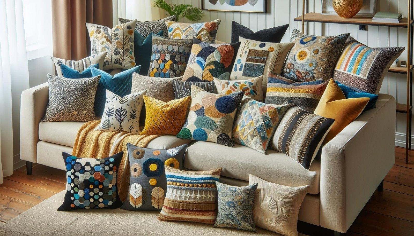 Where can I find trendy decorative pillows for my living room?