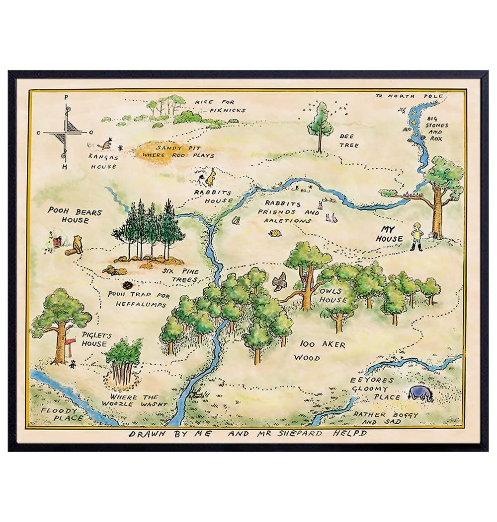 Our Review of the Classic Winnie Pooh Nursery Wall Art